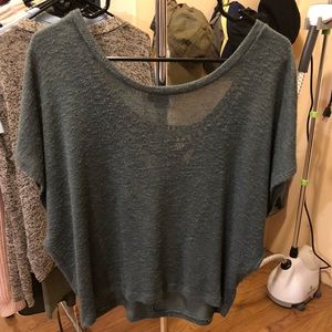 Off the shoulder loose blouse